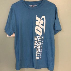 Men’s blue workout T-shirt